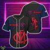 Melbourne Football Club Striped Style 3D Baseball Jersey Shirt For Men And Women Product Photo 1