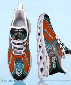 Miami Dolphins NFL Custom Name Max Soul Shoes For Fans 3 Miami Dolphins NFL Custom Name Max Soul Shoes For Fans Product Photo 2
