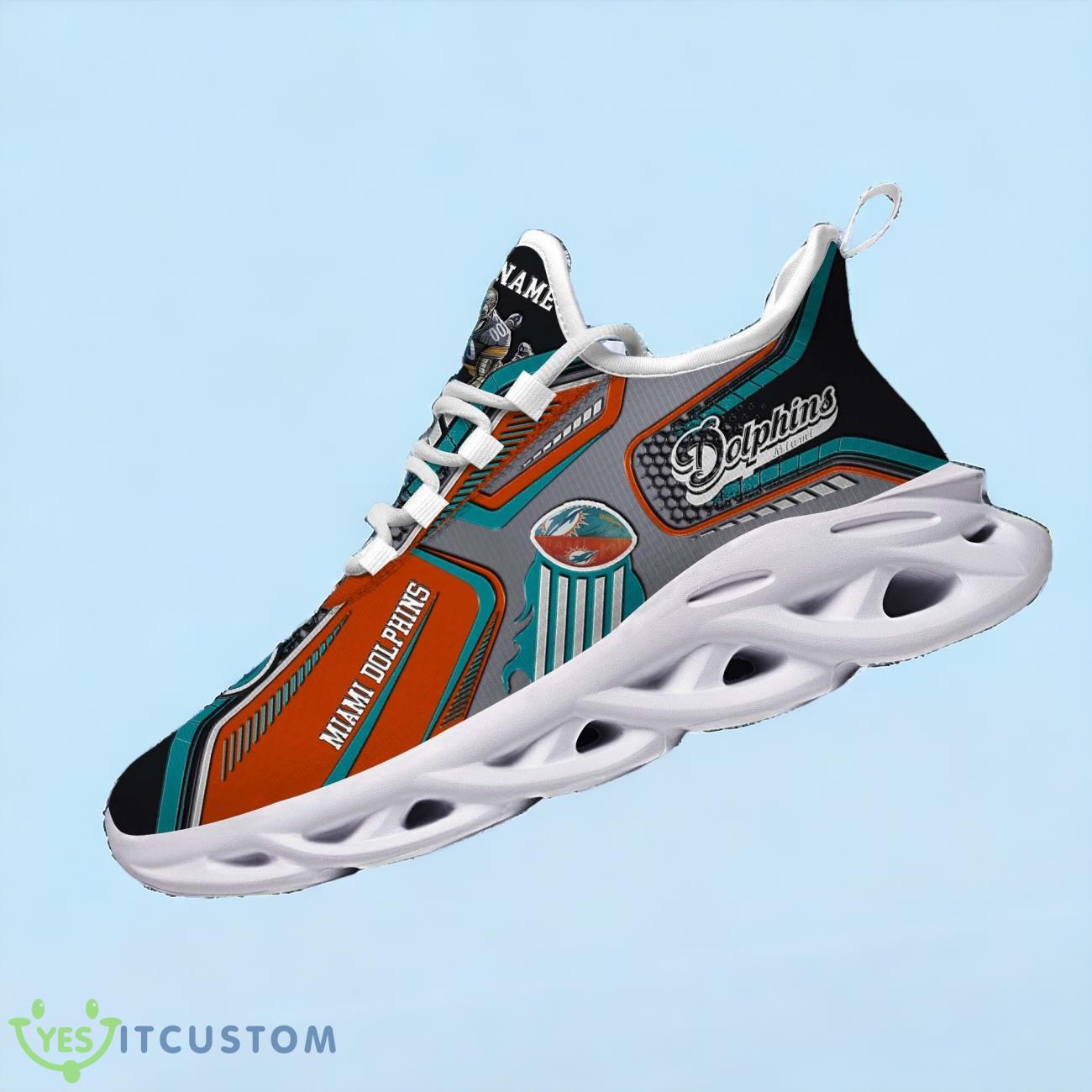 Miami Dolphins NFL Custom Name Max Soul Shoes For Fans 5 Miami Dolphins NFL Custom Name Max Soul Shoes For Fans Product Photo 1