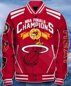 Miami Heat Baseball Jacket Great Design For Fans 4 Miami Heat Baseball Jacket Great Design For Fans Product Photo 2