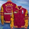 Miami Heat Baseball Jacket Impressive Design For Fans Product Photo 1