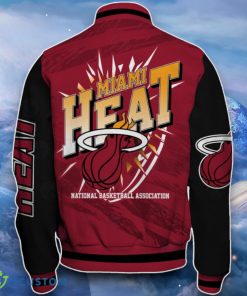 Miami Heat Baseball Jacket Perfect Choice For Fans 5 Miami Heat Baseball Jacket Perfect Choice For Fans Product Photo 3