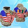 Miami Hurricanes NCAA US Flag Camo Veteran 3D Hoodie For Men Women Product Photo 1