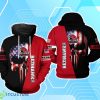 Miami Redhawks NCAA US Flag Skull 3D Hoodie For Men Women Product Photo 1