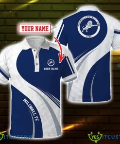 Millwall FC Polo Shirt 3D Printed Personalized name For Fans Product Photo 1