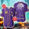 Minnesota Vikings NFL 3D Personalized Name Halloween Baseball Jersey Shirt Product Photo 1