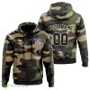 Minnesota Vikings Personalized Name And Number Hoodie Camo Style For Fans Product Photo 1
