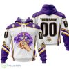 Minnesota Vikings Sexy Lips Custom Name And Number 3D Hoodie Product Photo 1
