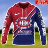 Montreal Canadiens Custom Name hoodies 3D Printing For Fans Product Photo 1