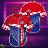 Montreal Canadiens Striped Style 3D Baseball Jersey Shirt For Men And Women Product Photo 1