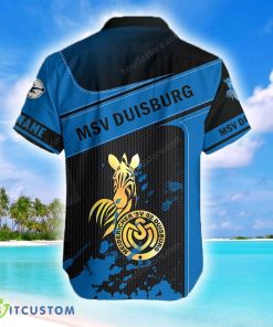 MSV Duisburg Bold Logo Aloha Hawaiian Shirt For Men And Women - MSV Duisburg Hawaiian Shirt Summer_2