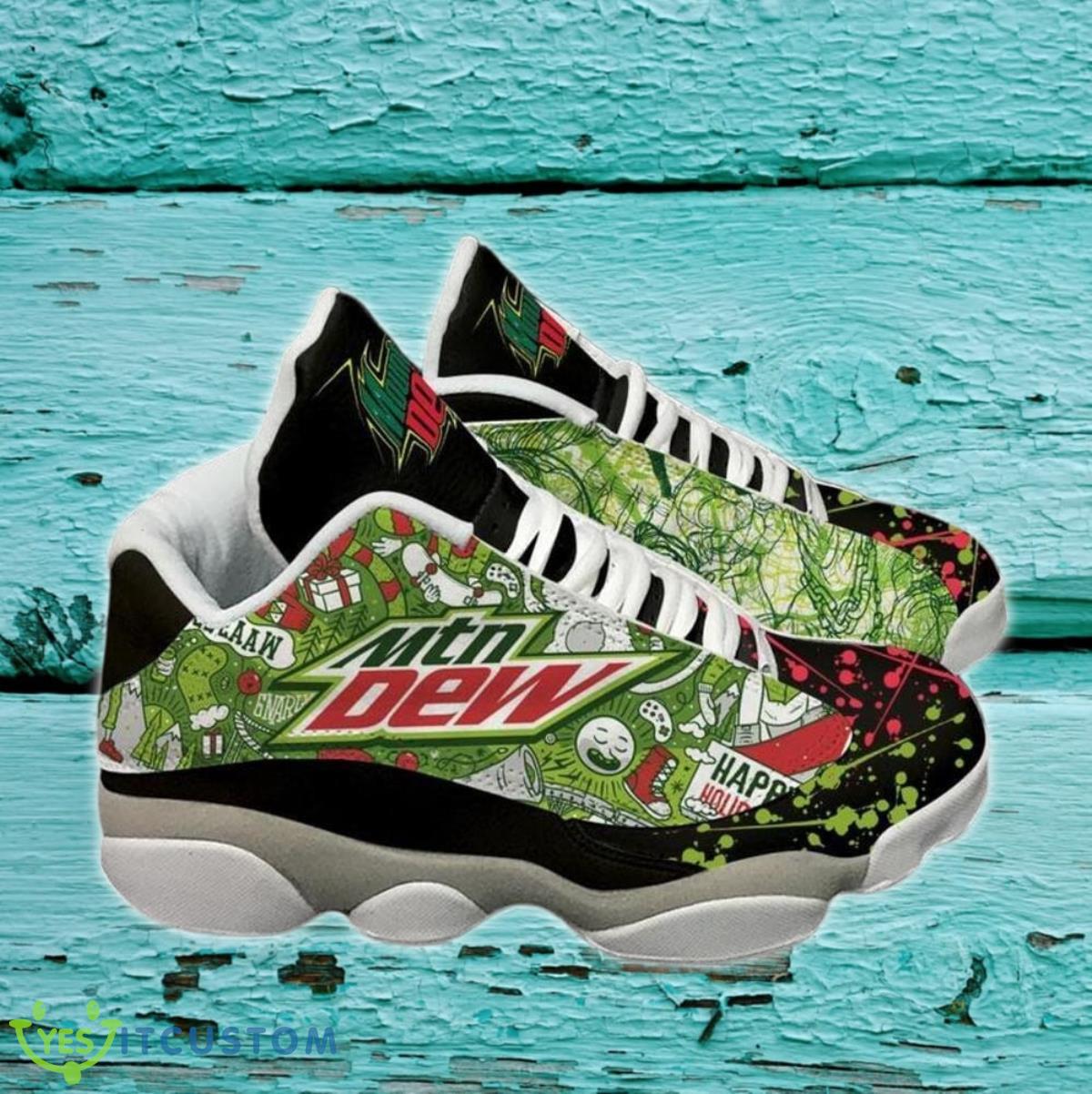 Mtn Dew Air Jordan 13 Shoes Impressive Gift 3 Mtn Dew Air Jordan 13 Shoes Impressive Gift Product Photo 1