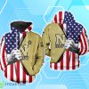 Navy Midshipmen NCAA US Flag 3D Hoodie For Men Women Product Photo 1