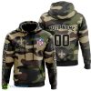 New Orleans Saints Personalized Name And Number Hoodie Camo Style For Fans Product Photo 1
