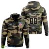 New York Jets Personalized Name And Number Hoodie Camo Style For Fans Product Photo 1