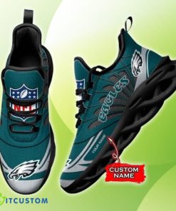 NFL Philadelphia Eagles Max Soul Sneaker Custom Name Style Gift Shoes Product Photo 2