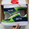 NFL Seattle Seahawks Custom Name Air Force 1 Sneakers Limited Sneakers For Fans Product Photo 1