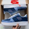 NFL Tennessee Titans Custom Name Air Force 1 Sneakers Limited Sneakers For Fans Product Photo 1