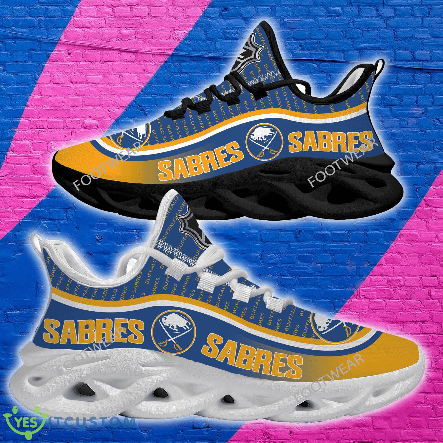 NHL Buffalo Sabres Logo New Text Max Soul Shoes Forward Chunky Sneaker 3 NHL Buffalo Sabres Logo New Text Max Soul Shoes Forward Chunky Sneaker - NHL Buffalo Sabres Logo New Text Max Soul Shoes Forward Chunky Sneaker
