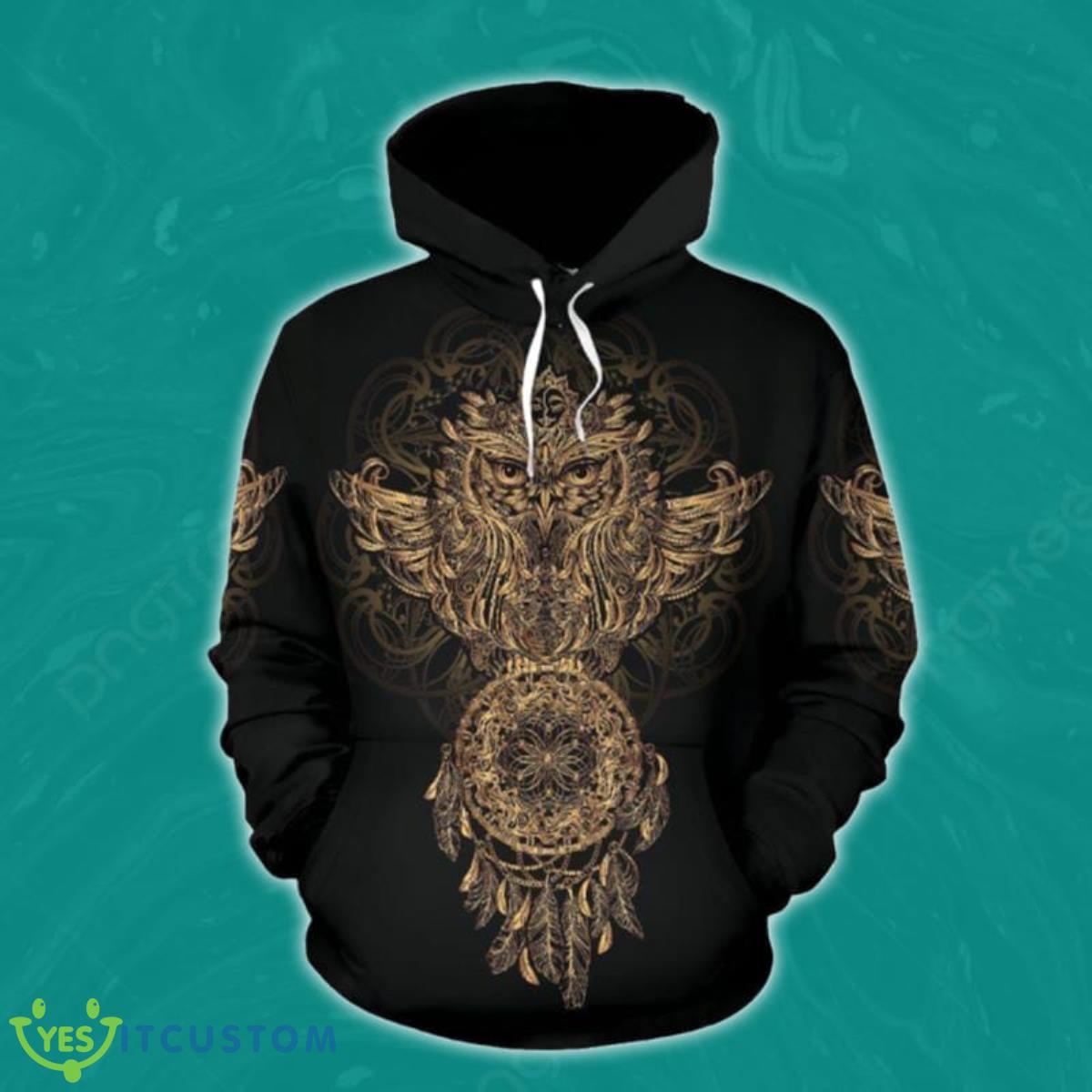 Owl Dream Catcher Feather Pattern 3D Hoodie Style Gift For Men And Women 2 Owl Dream Catcher Feather Pattern 3D Hoodie Style Gift For Men And Women Product Photo 1