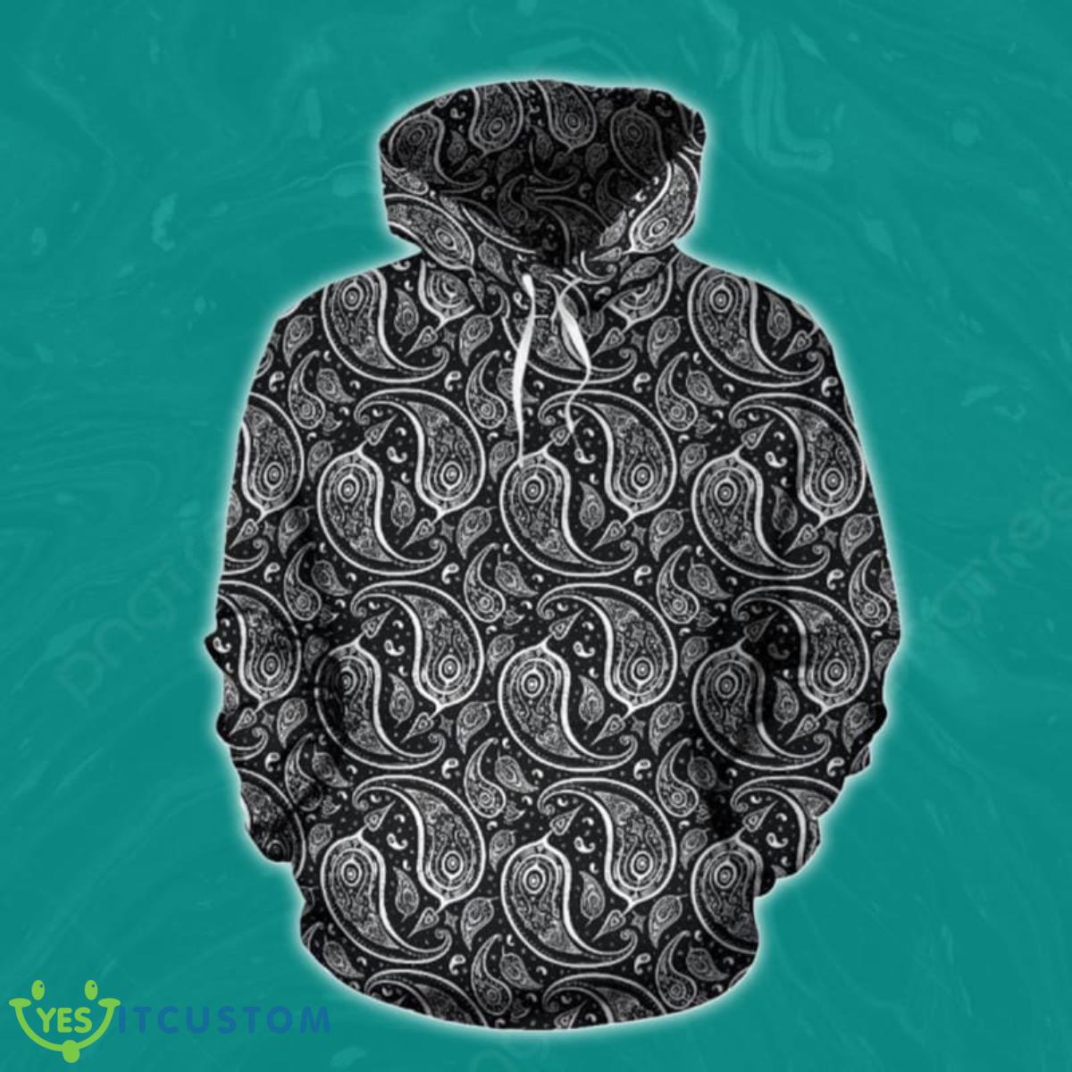 Paisley Black 3D Hoodie Style Gift For Men And Women 2 Paisley Black 3D Hoodie Style Gift For Men And Women Product Photo 1