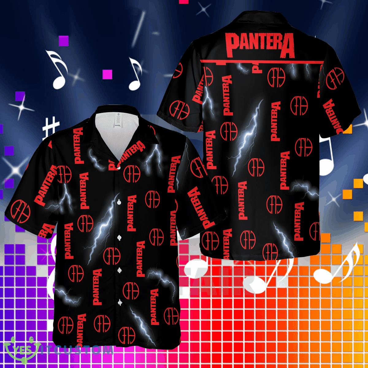 Pantera Hawaiian Shirt Thunder Logo Band Red Gift For Fans Music 2 Pantera Hawaiian Shirt Thunder Logo Band Red Gift For Fans Music - Pantera Hawaiian Shirt Thunder Logo Band Red Gift For Fans Music