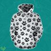 Paw Themed 3D Hoodie Style Gift For Men And Women Product Photo 1