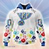 Personalized NHL St. Louis Blues Special Autism Awareness Design Hoodie 3D All Over Print Classic Style Best Gift Product Photo 1