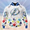 Personalized NHL Tampa Bay Lightning Special Autism Awareness Design Hoodie 3D All Over Print Classic Style Best Gift Product Photo 1