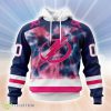 Personalized NHL Tampa Bay Lightning Special Pink October Fight Breast Cancer Hoodie 3D All Over Print Classic Style Best Gift Product Photo 1