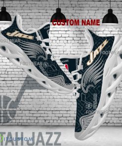Personalized Utah Jazz New Wings Arrow Pattern Max Soul Shoes Sport Sneaker Impression - NBA Utah Jazz New Wings Arrow Pattern Max Soul Shoes Photo 1
