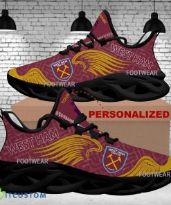Personalized West Ham United New Wings Arrow Pattern Max Soul Shoes Sport Sneaker Athletic - EPL West Ham United New Wings Arrow Pattern Max Soul Shoes Photo 2