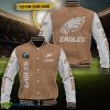 Philadelphia Eagles NFL Custom Name Baseball Jacket Dynamic Style For Fans Product Photo 1