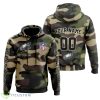 Philadelphia Eagles Personalized Name And Number Hoodie Camo Style For Fans Product Photo 1