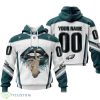 Philadelphia Eagles Sexy Lips Custom Name And Number 3D Hoodie Product Photo 1