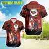 San Francisco 49ers Mascot Tree Coconut Logo Aloha Hawaiian Shirt For Summer Custom Name - San Francisco 49ers Mascot Tree Coconut Logo Aloha Hawaiian Shirt For Summer Custom Name