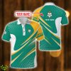 Santos Laguna Personalized Name 3D Polo Shirt Father's Day Gift Sport Gift Product Photo 1