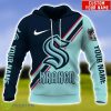 Seattle Kraken Custom Name hoodies 3D Printing For Fans Product Photo 1