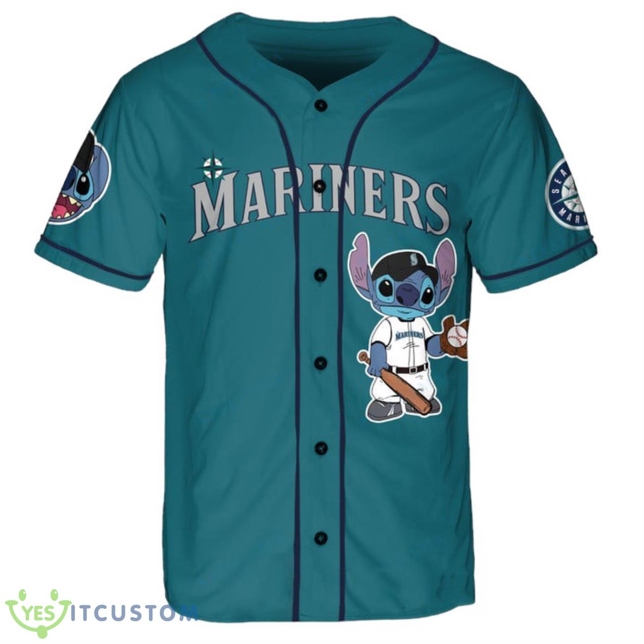 Seattle Mariners MLB Stitch Baseball Jersey Custom Number And Name 8 Seattle Mariners MLB Stitch Baseball Jersey Custom Number And Name Product Photo 2