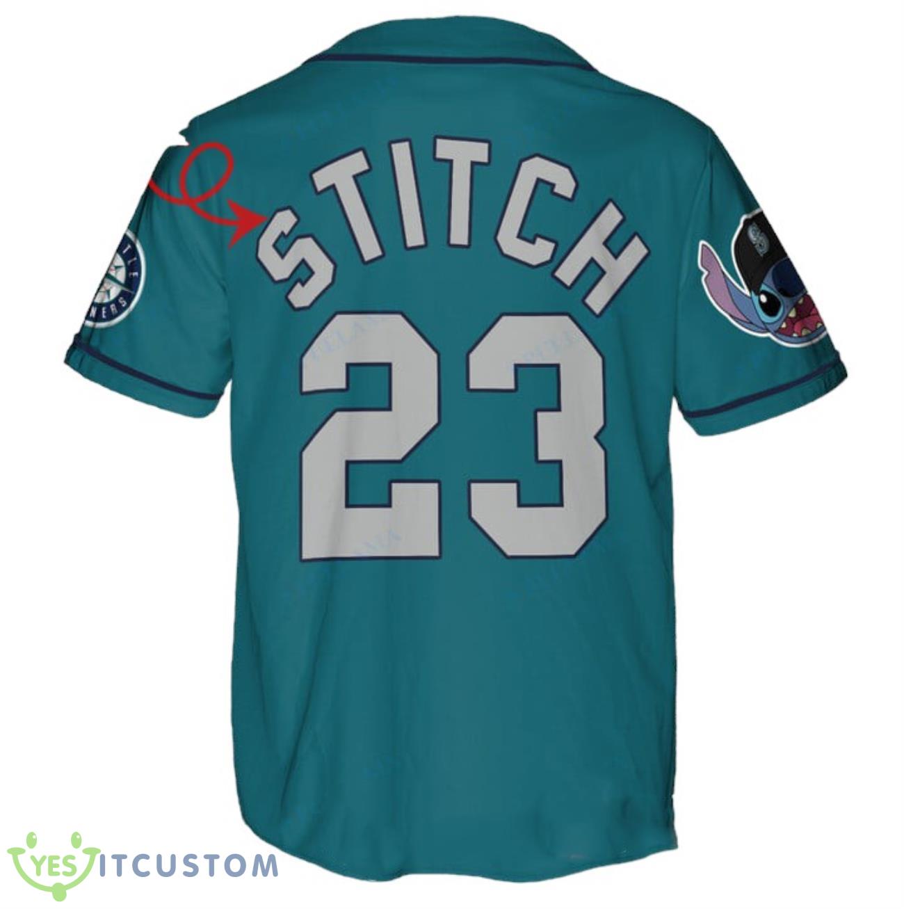 Seattle Mariners MLB Stitch Baseball Jersey Custom Number And Name 3 Seattle Mariners MLB Stitch Baseball Jersey Custom Number And Name Product Photo 3