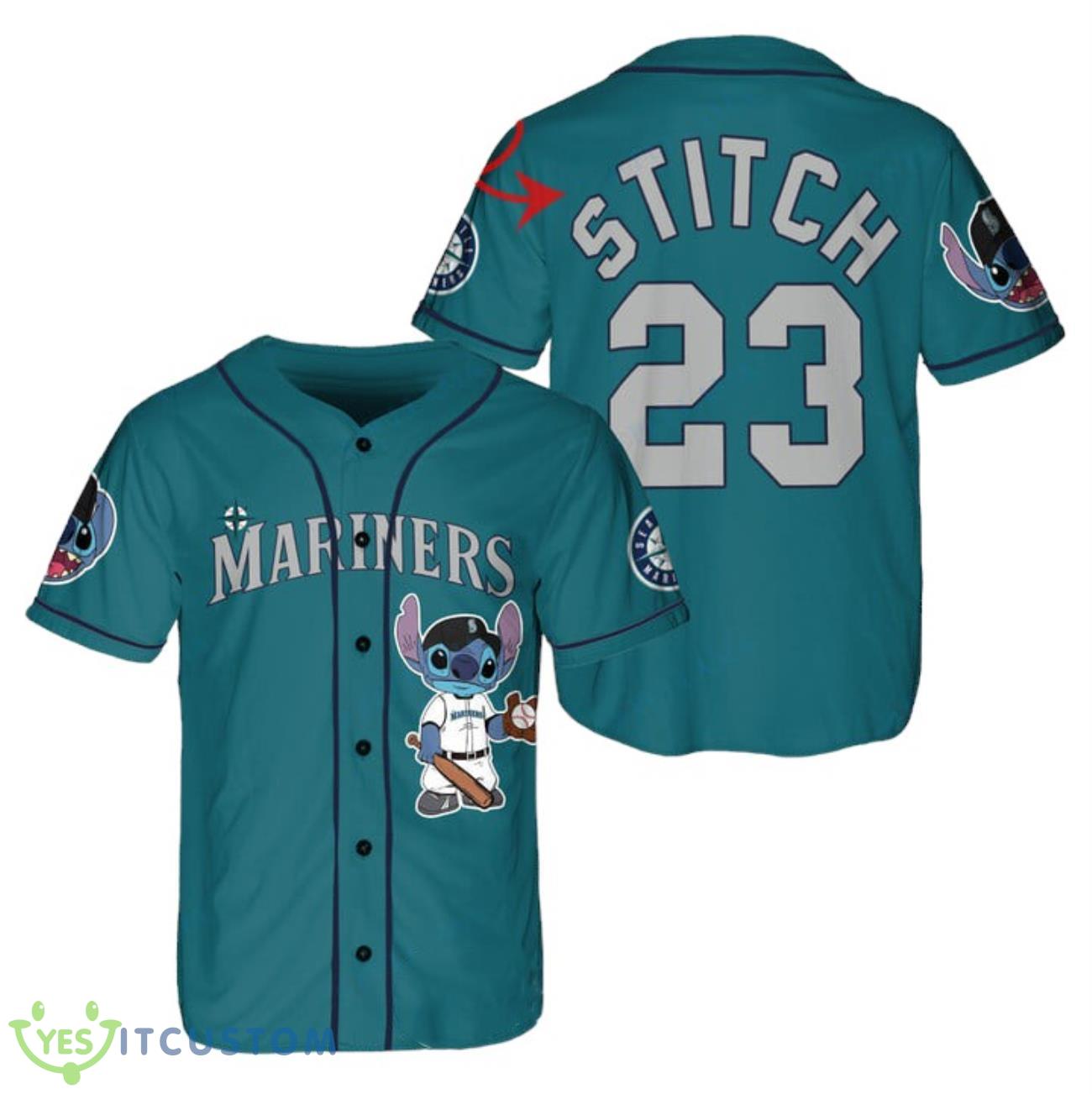 Seattle Mariners MLB Stitch Baseball Jersey Custom Number And Name 7 Seattle Mariners MLB Stitch Baseball Jersey Custom Number And Name Product Photo 1