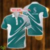 Seattle Mariners Personalized Name 3D Polo Shirt Father's Day Gift Sport Gift Product Photo 1
