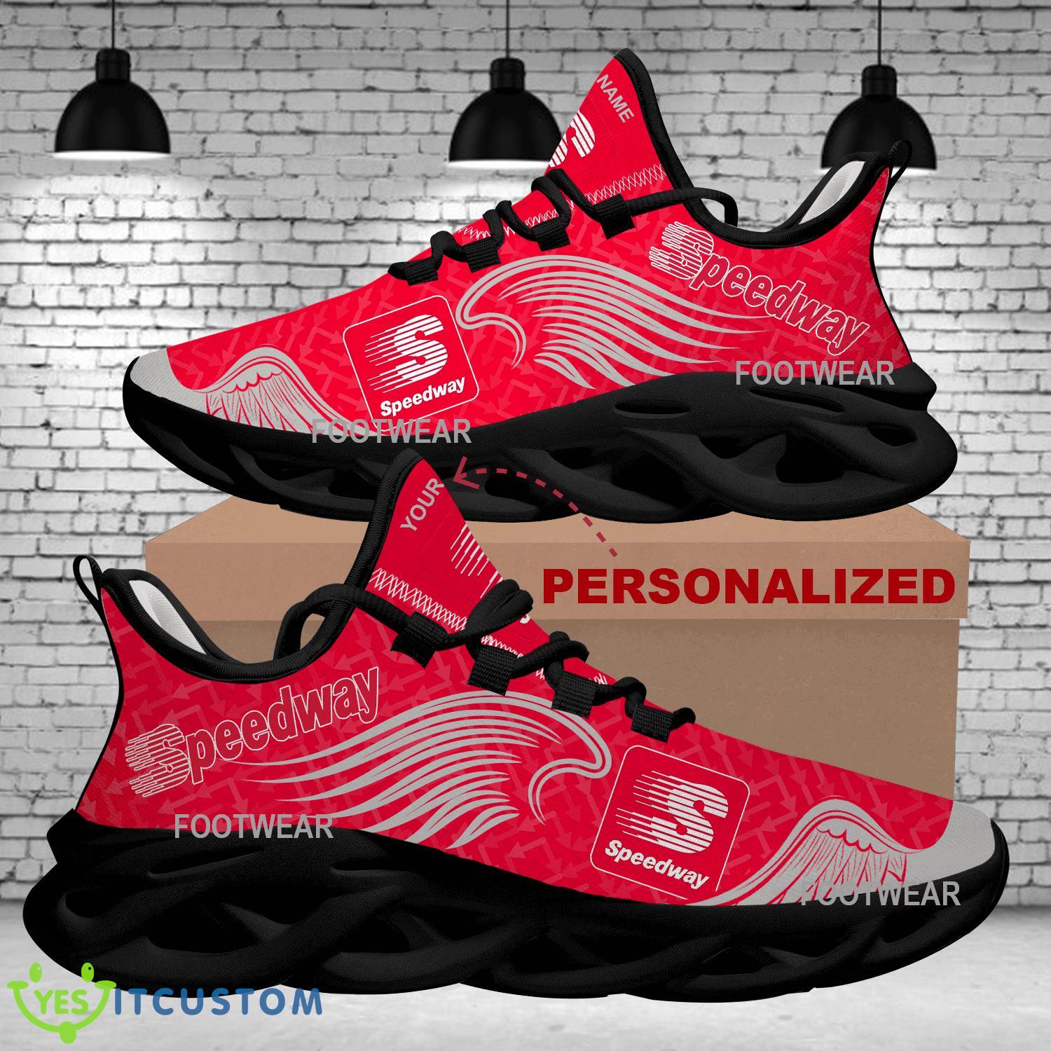 Speedway Brand Logo Wings Pattern Max Soul Shoes Personalized Modern Running Sneaker 6 Speedway Brand Logo Wings Pattern Max Soul Shoes Personalized Modern Running Sneaker - speedway Brand Logo New Wings Pattern Max Soul Shoes Custom Name Photo 2