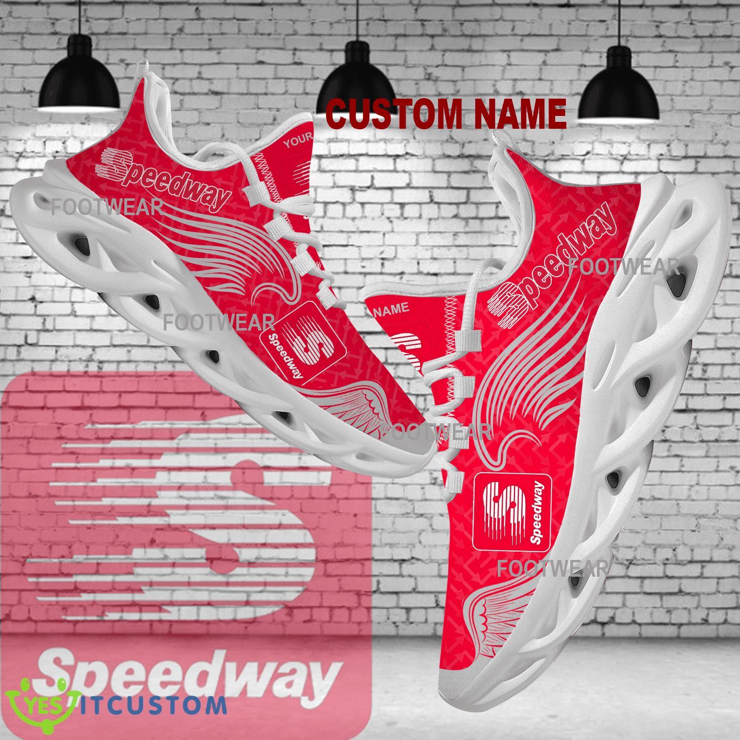Speedway Brand Logo Wings Pattern Max Soul Shoes Personalized Modern Running Sneaker 5 Speedway Brand Logo Wings Pattern Max Soul Shoes Personalized Modern Running Sneaker - speedway Brand Logo New Wings Pattern Max Soul Shoes Custom Name Photo 1