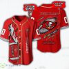 Tampa Bay Buccaneers NFL 3D Personalized Fireball Logo Baseball Jersey Shirt Product Photo 1