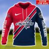 Washington Capitals Custom Name hoodies 3D Printing For Fans Product Photo 1