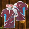 West Ham United Personalized Name 3D Polo Shirt Father's Day Gift Sport Gift Product Photo 1