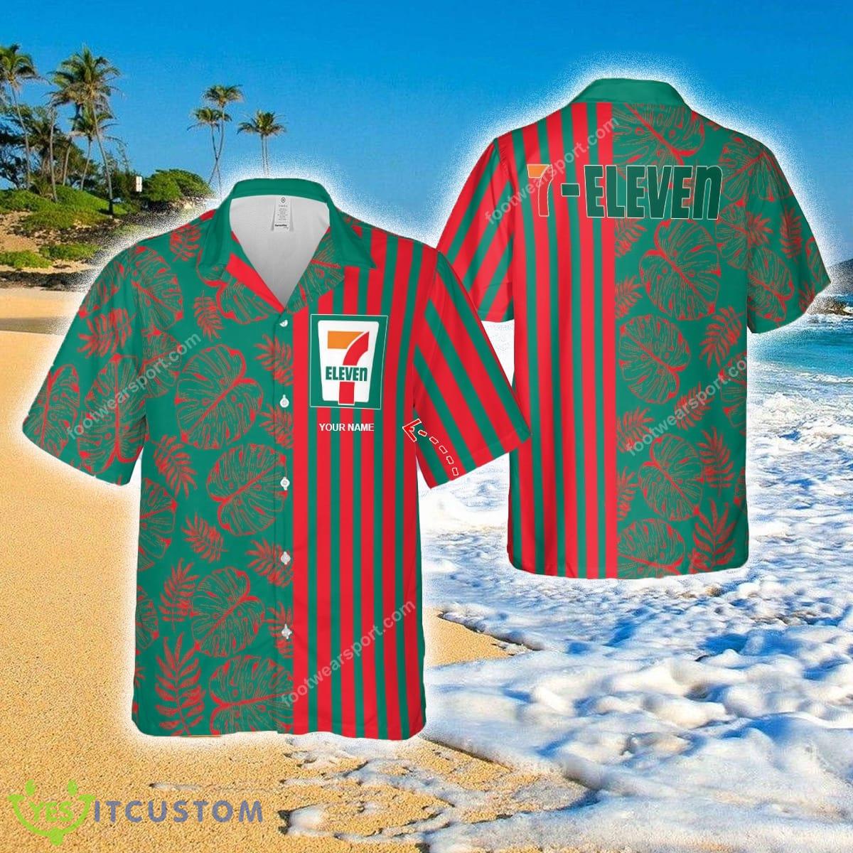 7 Eleven 3D Hawaiian Shirt Custom Name Vintage For Beach Fans 2 7 Eleven 3D Hawaiian Shirt Custom Name Vintage For Beach Fans - 7 Eleven 3D Hawaiian Shirt Custom Name Vintage For Beach Fans