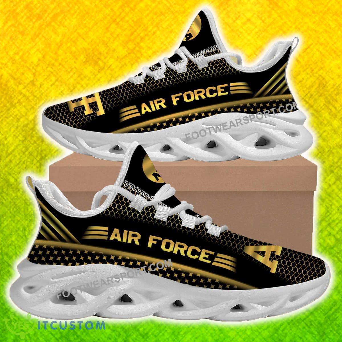 Air Force Falcons Max Soul Shoes Gold Color All Over Print For Fans Gift Sneakers 3 Air Force Falcons Max Soul Shoes Gold Color All Over Print For Fans Gift Sneakers - Air Force Falcons Max Soul Shoes Gold Color All Over Print For Fans Gift Sneakers