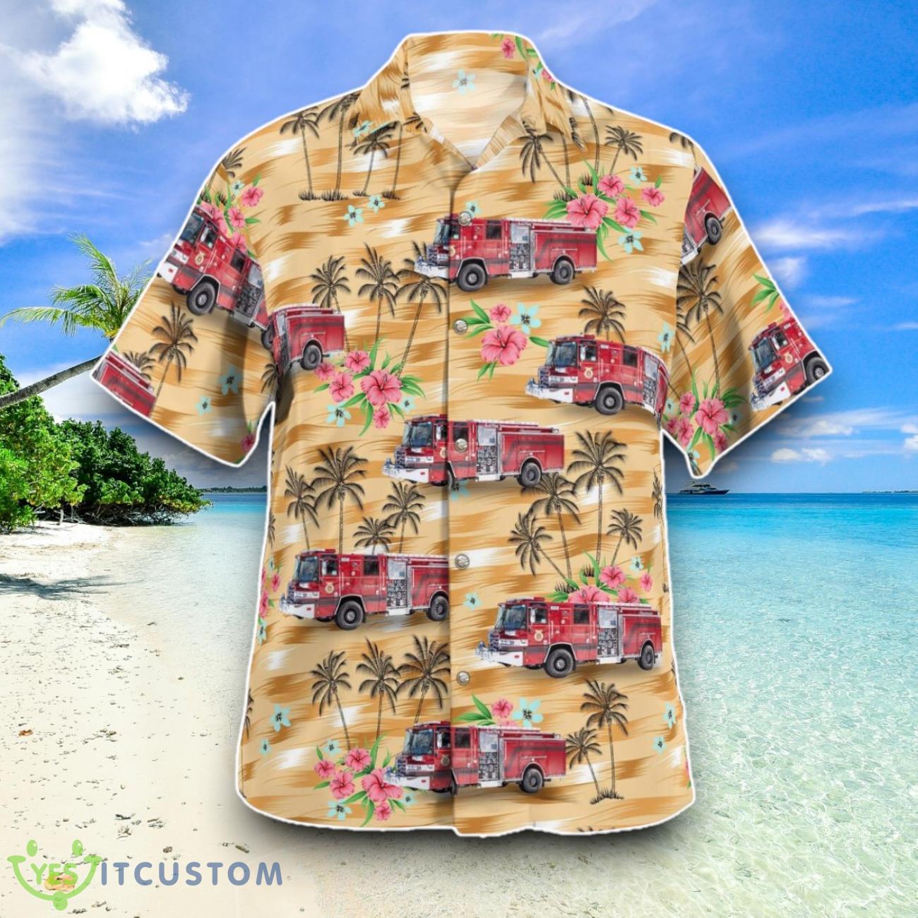 Albany, California, Albany Fire Department Hawaiian Shirt Special Edition Aloha Shirt 5 Albany, California, Albany Fire Department Hawaiian Shirt Special Edition Aloha Shirt Product Photo 2